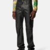Pantalon en cuir vieilli Pantalon en cuir vieilli