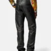 Pantalon en cuir vieilli Pantalon en cuir vieilli