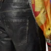 Pantalon en cuir vieilli Pantalon en cuir vieilli