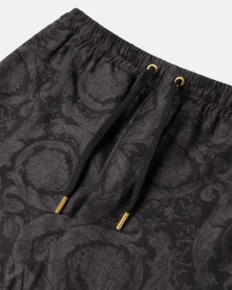 Pantalon en jacquard de chambray Barocco