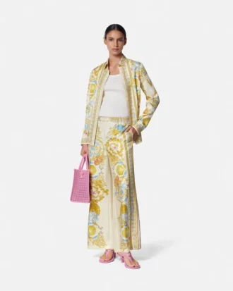 Pantalon en soie Barocco Silk