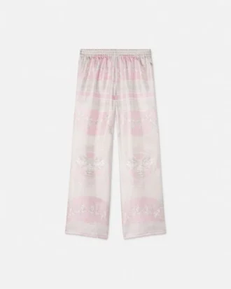 Pantalon en twill de soie imprimé pour enfants