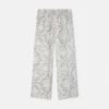 Pantalon en twill de soie imprimé pour enfants Pantalon en twill de soie imprimé pour enfants