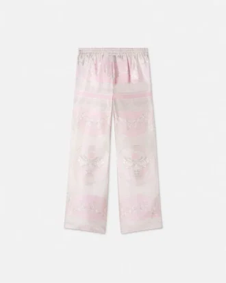 Pantalon en twill de soie imprimé pour enfants