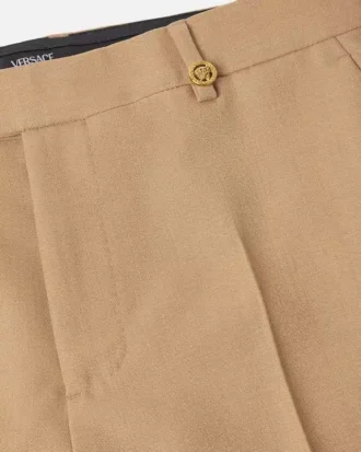 Pantalon formel en laine mélangée
