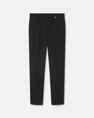 Pantalon formel fuselé en laine