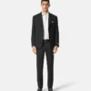 Pantalon formel fuselé en laine