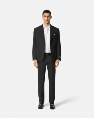 Pantalon formel fuselé en laine Pantalon formel fuselé en laine