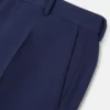 Pantalon formel fuselé en laine
