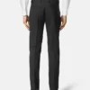 Pantalon formel fuselé en laine