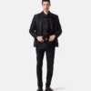 Pantalon habillé en jacquard léopard