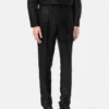 Pantalon habillé en jacquard léopard