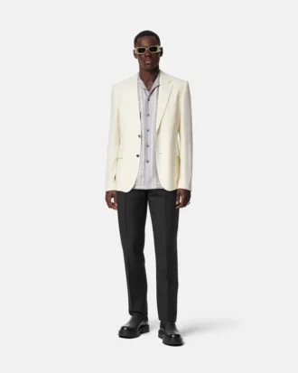 Pantalon habillé en mohair mélangé