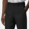 Pantalon habillé en mohair mélangé Pantalon habillé en mohair mélangé