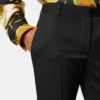 Pantalon slim en gabardine de laine stretch