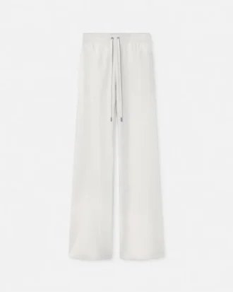 Pantalon évasé en laine mélangée
