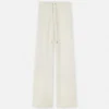 Pantalon évasé en laine mélangée Pantalon évasé en laine mélangée