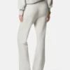 Pantalon évasé en laine mélangée