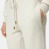 Pantalon évasé en laine mélangée Pantalon évasé en laine mélangée