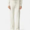 Pantalon évasé en laine mélangée Pantalon évasé en laine mélangée