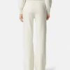 Pantalon évasé en laine mélangée Pantalon évasé en laine mélangée