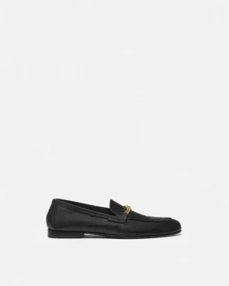 Pantoufles en cuir Medusa
