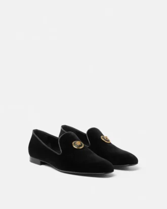 Pantoufles Medusa en velours