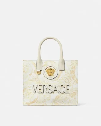 Petit sac cabas en toile imprimé La Medusa
