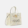 Petit sac cabas en toile imprimé La Medusa Petit sac cabas en toile imprimé La Medusa