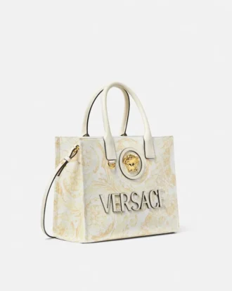 Petit sac cabas en toile imprimé La Medusa