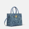 Petit sac fourre-tout en denim Barocco La Medusa Petit sac fourre-tout en denim Barocco La Medusa