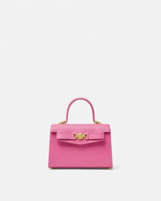 Petit sac à main en cuir Medusa 95 avec poignée supérieure