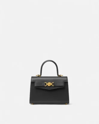 Petit sac à main en cuir Medusa 95 avec poignée supérieure