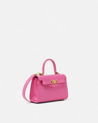 Petit sac à main en cuir Medusa 95 avec poignée supérieure