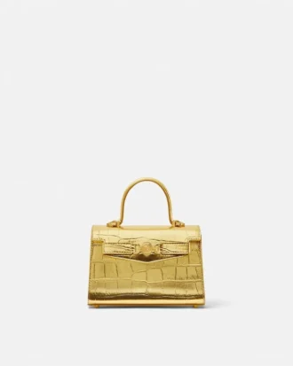 Petit sac à main Medusa 95 effet croco