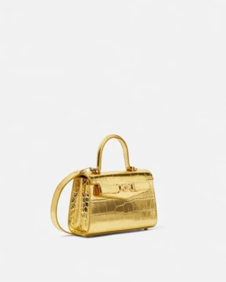 Petit sac à main Medusa 95 effet croco
