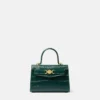 Petit sac à main Medusa 95 effet croco avec poignée supérieure Petit sac à main Medusa 95 effet croco avec poignée supérieure