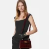 Petit sac à main Medusa 95 effet croco avec poignée supérieure Petit sac à main Medusa 95 effet croco avec poignée supérieure
