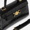 Petit sac à main Medusa 95 effet croco avec poignée supérieure Petit sac à main Medusa 95 effet croco avec poignée supérieure