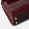 Petit sac à main Medusa 95 effet croco avec poignée supérieure Petit sac à main Medusa 95 effet croco avec poignée supérieure