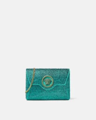 Pochette en satin ornée de La Medusa