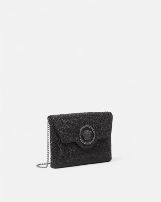 Pochette en satin ornée de La Medusa