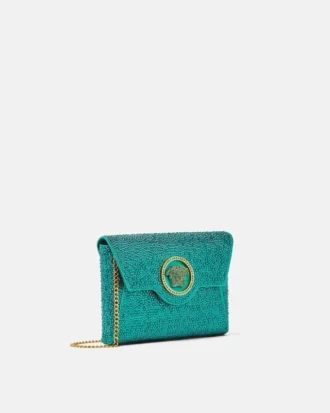 Pochette en satin ornée de La Medusa