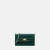 Pochette Medusa 95 effet croco