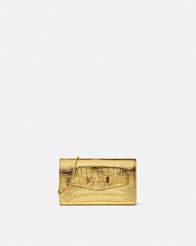 Pochette Medusa 95 effet croco Pochette Medusa 95 effet croco