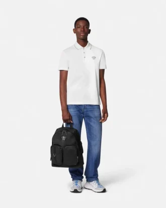 Polo brodé Medusa