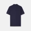 Polo demi-zip en coton piqué brodé