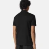 Polo demi-zip en coton piqué brodé
