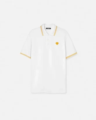 Polo en coton piqué brodé