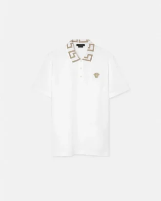 Polo en coton piqué brodé Polo en coton piqué brodé